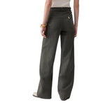 Pantaloni donna flare con cintura