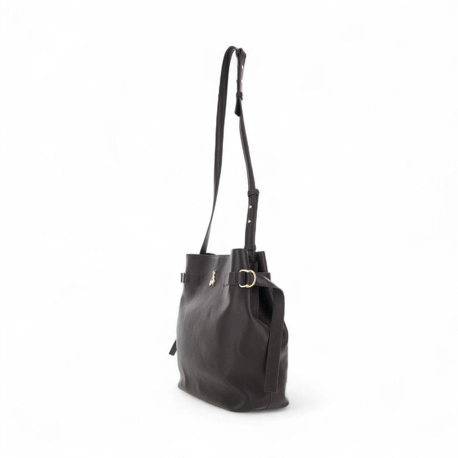 Borsa donna a secchiello New Business in pelle
