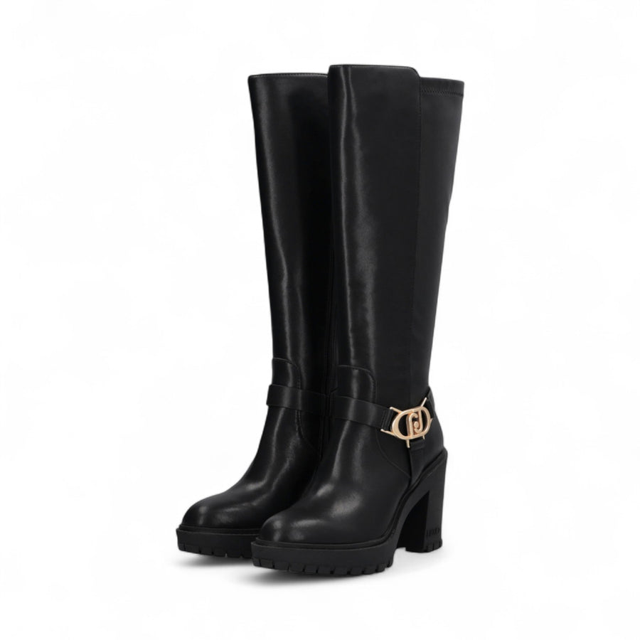 Stivali donna alti in pelle