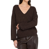 Maglia donna con micro paillettes