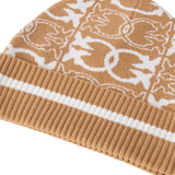 Berretto donna con logo jacquard