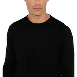 Pullover uomo in lino e seta