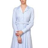 Chemisier donna in cotone a righe