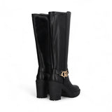 Stivali donna alti in pelle