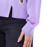 Maglia donna in misto lana