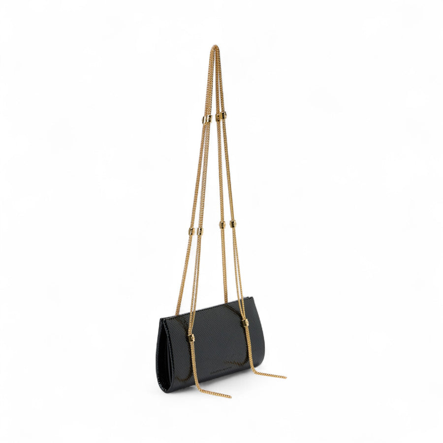 Borsa donna Ophidia a tracolla con texture pitone