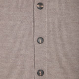 Cardigan uomo in lana naturale Chioto