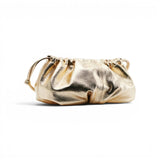 Bubble donna Clutch piccola in pelle laminata
