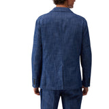 Giacca uomo in denim chambray