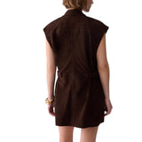 Gilet donna in suede