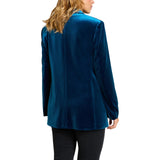 Blazer donna in velluto stretch