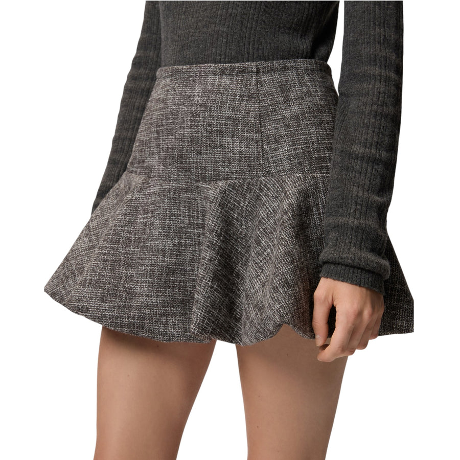 Minigonna donna in flanella
