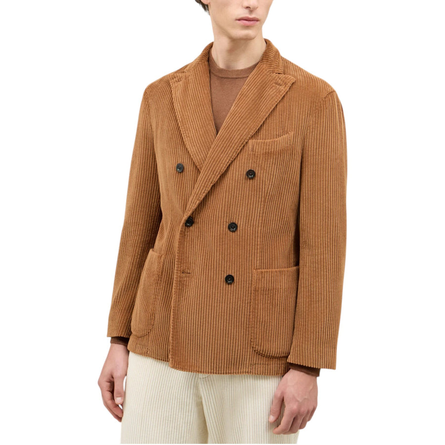 K-Jacket uomo doppiopetto in velluto a coste larghe