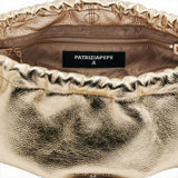 Bubble donna Clutch piccola in pelle laminata