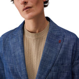 Giacca uomo in denim chambray