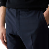 Pantaloni uomo tapered fit in misto lana