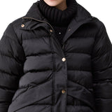 Giubbotto donna imbottito in nylon lucido