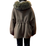 Parka donna in ecopelliccia