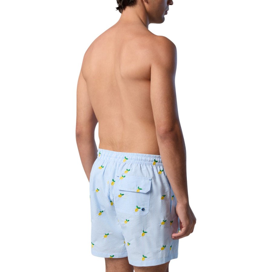 Boxer uomo mare in seersucker