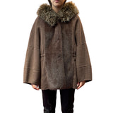 Parka donna in ecopelliccia