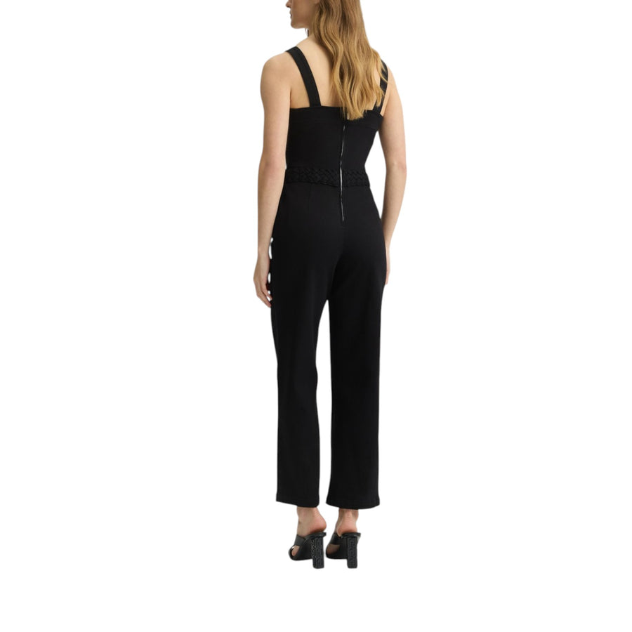 Tuta donna nera in cotone
