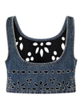 Pinko Top Donna THORA TOP SANGALLO LASERED