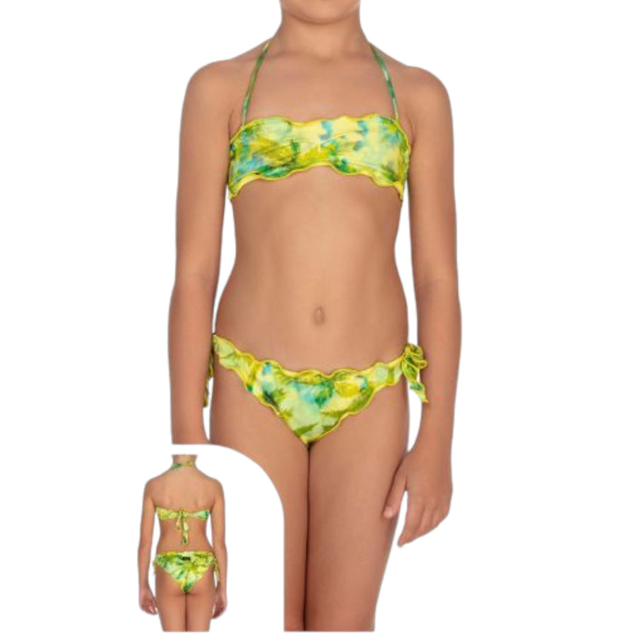 Bikini fascia con slip regolabile bimba