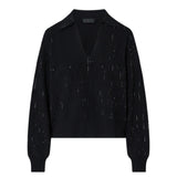 Maglia donna con ricami gioiello