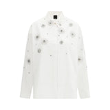 Camicia donna Carley Pinko in cotone con strass