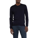 Maglia uomo 100% lana scollo a V