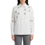Camicia donna Carley Pinko in cotone con strass