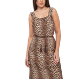 Abito donna con stampa animalier