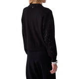 Maglia donna con ricami gioiello