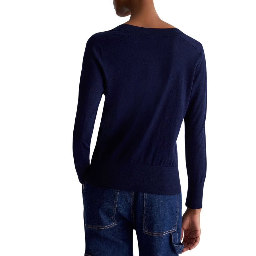 Maglia donna in cotone e cashmere