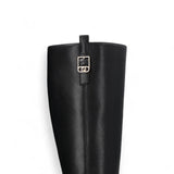 Stivali donna alti in pelle