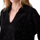 Maglia donna con ricami gioiello