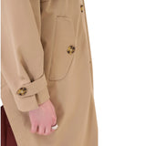 Trench donna lungo sfoderabile