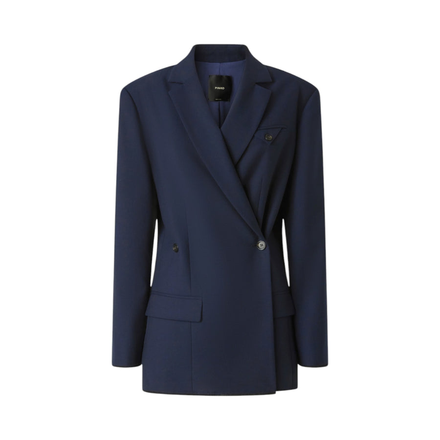 Blazer donna sartoriale con chiusura incrociata