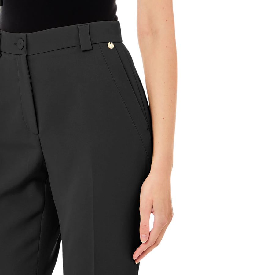 Pantaloni donna flare stretch