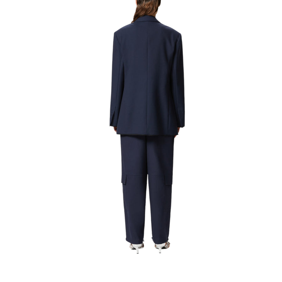Blazer donna sartoriale con chiusura incrociata