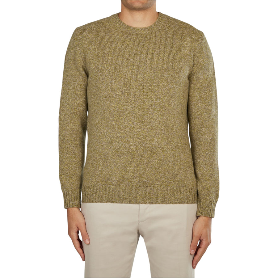 Girocollo uomo slim fit in lana Geelong
