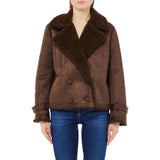 Giacca donna imbottita con pelliccia