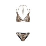 Bikini donna animalier top e slip