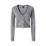 Cardigan donna con scollo a V