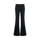 Jeans donna bootcut a vita alta