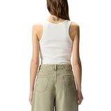 Canotta donna con applicazione dorata Love Birds