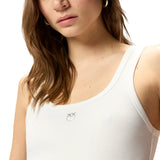 Canotta donna con applicazione dorata Love Birds