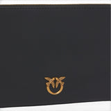 Horizontal donna Flat Bag in pelle