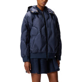 Bomber donna imbottito con cappuccio