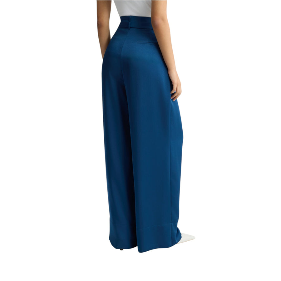 Pantaloni donna a palazzo blu